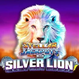 Stellar Jackpots with Silver Lion slot icon by Lightning Box Game, available at Coolbet Casino